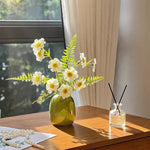 Sunlit Daisy Fern Artificial Flower Arrangement realistic artificial flower arrangement – product view 6