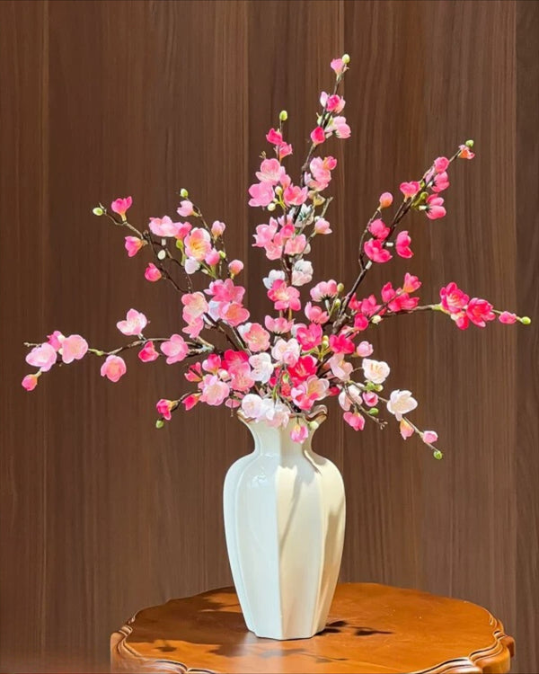 Gradient Cherry Blossom Artificial Flower Arrangement realistic artificial flower arrangement