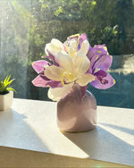 Lavender Cymbidium Artificial Flower Arrangement realistic artificial flower arrangement – product view 5