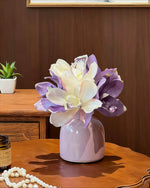 Lavender Cymbidium Artificial Flower Arrangement realistic artificial flower arrangement – product view 2