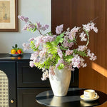 French Luxury Lilac Jasmine Artificial Flower Arrangement realistic artificial flower arrangement