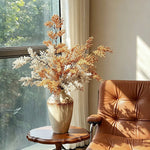Luxury Wabi-Sabi Terracotta Artificial Flower Arrangement realistic artificial flower arrangement – product view 3