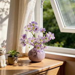 Lavender Clematis Whisper Artificial Flower Arrangement realistic artificial flower arrangement – product view 6