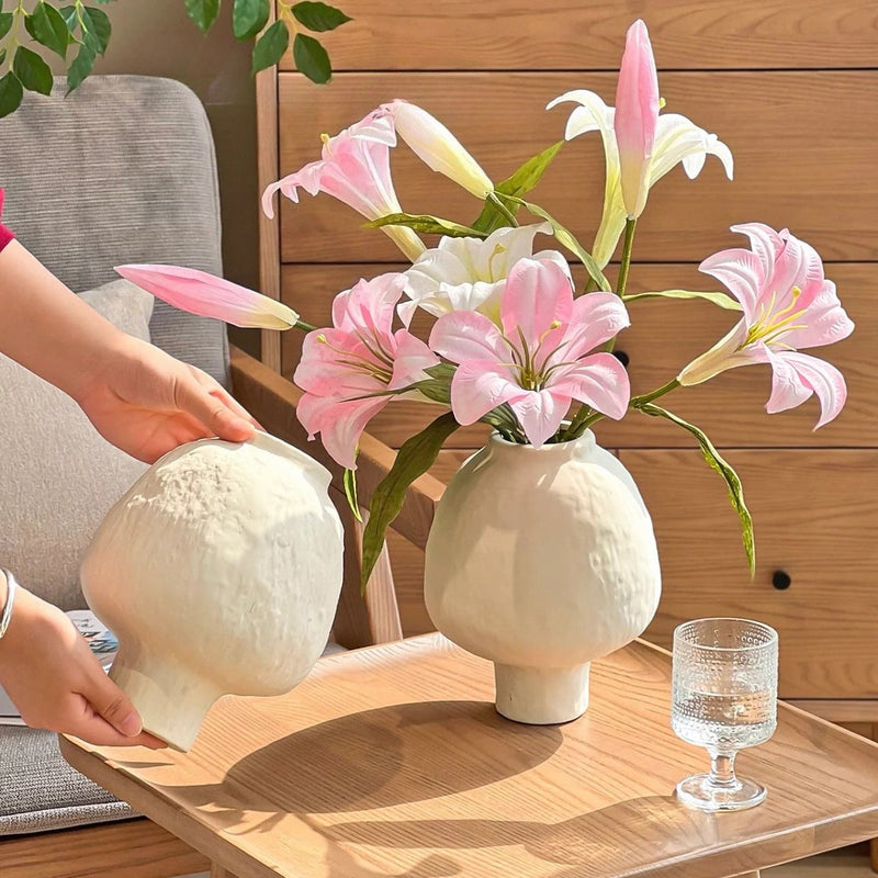 Artificial Flowers in Vases