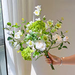 Serene Lavender Blossom Tabletop Artificial Flower Arrangement realistic artificial flower arrangement – product view 6