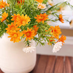 Minimalist Sunset Daisy Tabletop Artificial Flower Arrangement realistic artificial flower arrangement – product view 4