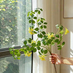 Luxury Zen Schefflera Blossom Artificial Flower Arrangement realistic artificial flower arrangement – product view 4