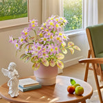Pastel Jasmine Cluster Artificial Flower Arrangement realistic artificial flower arrangement – product view 6