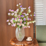 Pastel Bellflower Breeze Artificial Flower Arrangement realistic artificial flower arrangement