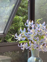 Nordic Sky Blue Lily Artificial Flower Arrangement realistic artificial flower arrangement – product view 3
