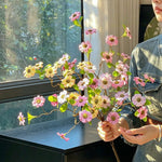 Delicate Multi-Tone Chamomile Artificial Flower Arrangement realistic artificial flower arrangement – product view 7