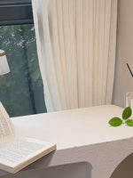 Minimalist Blush Jasmine Potted Artificial Flower Arrangement realistic artificial flower arrangement – product view 3