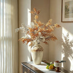 Luxury Wabi-Sabi Terracotta Artificial Flower Arrangement realistic artificial flower arrangement – product view 4