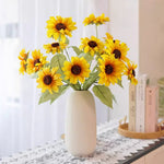 Sunny Meadow Cluster Artificial Flower Arrangement realistic artificial flower arrangement – product view 6
