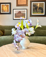 Ethereal Lilac Poem Bridal & Home Artificial Flower Arrangement realistic artificial flower arrangement – product view 9