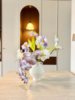 Ethereal Lilac Poem Bridal & Home Artificial Flower Arrangement realistic artificial flower arrangement – product view 10