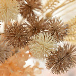 Artificial Flower Arrangement - Peach Hydrangea & Neutral Pampas Grass realistic artificial flower arrangement – product view