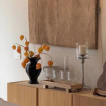 Faux Physalis Flower Arrangement - Light Orange (3 Stems) realistic artificial flower arrangement – product view 5
