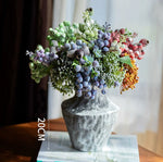 Ethereal Multicolor Berry & Foliage Artificial Flower Arrangement realistic artificial flower arrangement – product view 4