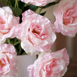 Elegant Pink Lisianthus Artificial Flower Arrangement realistic artificial flower arrangement – product view 2