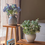 Elegant Blue-Purple Faux Blueberry & Berry Branch Arrangement realistic artificial flower arrangement – product view 3