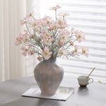 Pink Cosmos Artificial Flower Arrangement realistic artificial flower arrangement – product view 2