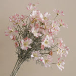 Pink Cosmos Artificial Flower Arrangement realistic artificial flower arrangement – product view 3