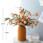Autumn Wildflower & Dandelion Artificial Flower Arrangement realistic artificial flower arrangement – product view 4