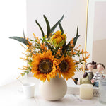 Sunny Splendor Sunflower Artificial Flower Arrangement realistic artificial flower arrangement