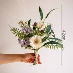 Whispering Chamomile & Wildflower Artificial Flower Arrangement realistic artificial flower arrangement – product view 3