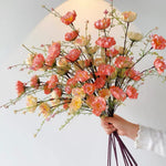 Pastel Yellow & Pink Azalea Artificial Flower Arrangement realistic artificial flower arrangement – product view 3