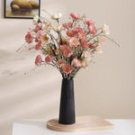 Pastel Yellow & Pink Azalea Artificial Flower Arrangement realistic artificial flower arrangement