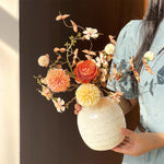 Autumn Spherical Bloom Artificial Flower Arrangement realistic artificial flower arrangement – product view 2