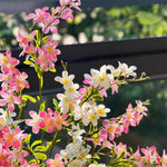 Blush & Ivory Forsythia Elegance Artificial Flower Arrangement realistic artificial flower arrangement – product view 5