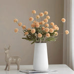 Faux Dandelion Arrangement - Cream (8 Stems / 50 Heads ) realistic artificial flower arrangement
