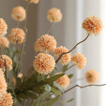 Faux Dandelion Arrangement - Cream (8 Stems / 50 Heads ) realistic artificial flower arrangement – product view 2