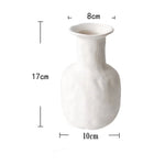 Eucalyptus & White Hydrangea Artificial Flower Arrangement realistic artificial flower arrangement – product view 7