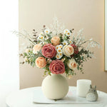 Luxe Blush Serenity Ensemble Artificial Flower Arrangement realistic artificial flower arrangement – product view 6