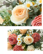 Luxe Blush Serenity Ensemble Artificial Flower Arrangement realistic artificial flower arrangement – product view 8