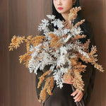 Luxury Wabi-Sabi Terracotta Artificial Flower Arrangement realistic artificial flower arrangement – product view 5