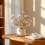 Ethereal Lilac Bloom Artificial Flower Arrangement realistic artificial flower arrangement – product view 6
