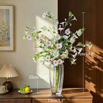 Luxury Blush Morning Glory Artificial Flower Arrangement realistic artificial flower arrangement – product view 3
