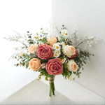 Luxe Blush Serenity Ensemble Artificial Flower Arrangement realistic artificial flower arrangement – product view 10