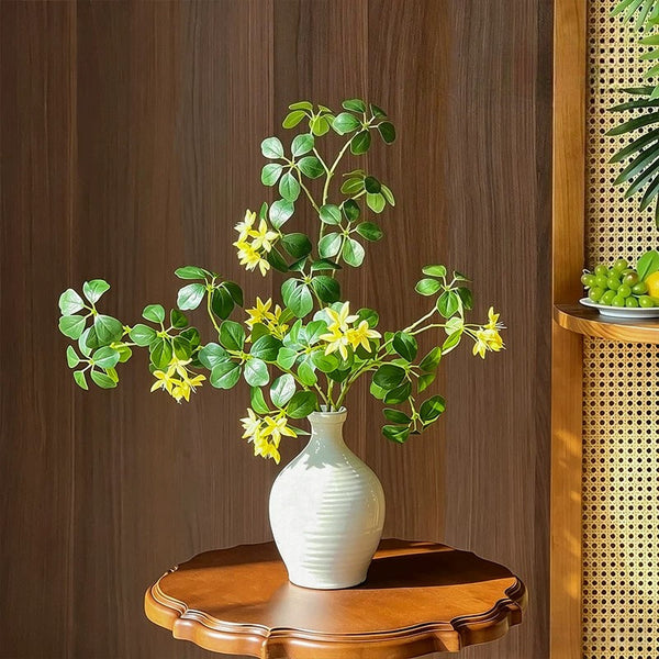 Luxury Zen Schefflera Blossom Artificial Flower Arrangement realistic artificial flower arrangement