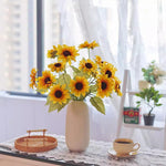 Sunny Meadow Cluster Artificial Flower Arrangement realistic artificial flower arrangement – product view 4
