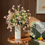 French Romantic Rose Artificial Flower Arrangement realistic artificial flower arrangement – product view 7