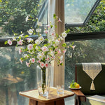 Luxury Blush Morning Glory Artificial Flower Arrangement realistic artificial flower arrangement – product view 5