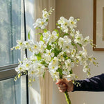 Nordic Luxury White Jasmine Artificial Flower Arrangement realistic artificial flower arrangement – product view 7
