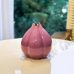 Ethereal Lavender Peony Onion Vase Artificial Flower Arrangement realistic artificial flower arrangement – product view 7