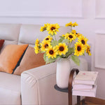 Sunny Meadow Cluster Artificial Flower Arrangement realistic artificial flower arrangement – product view 2